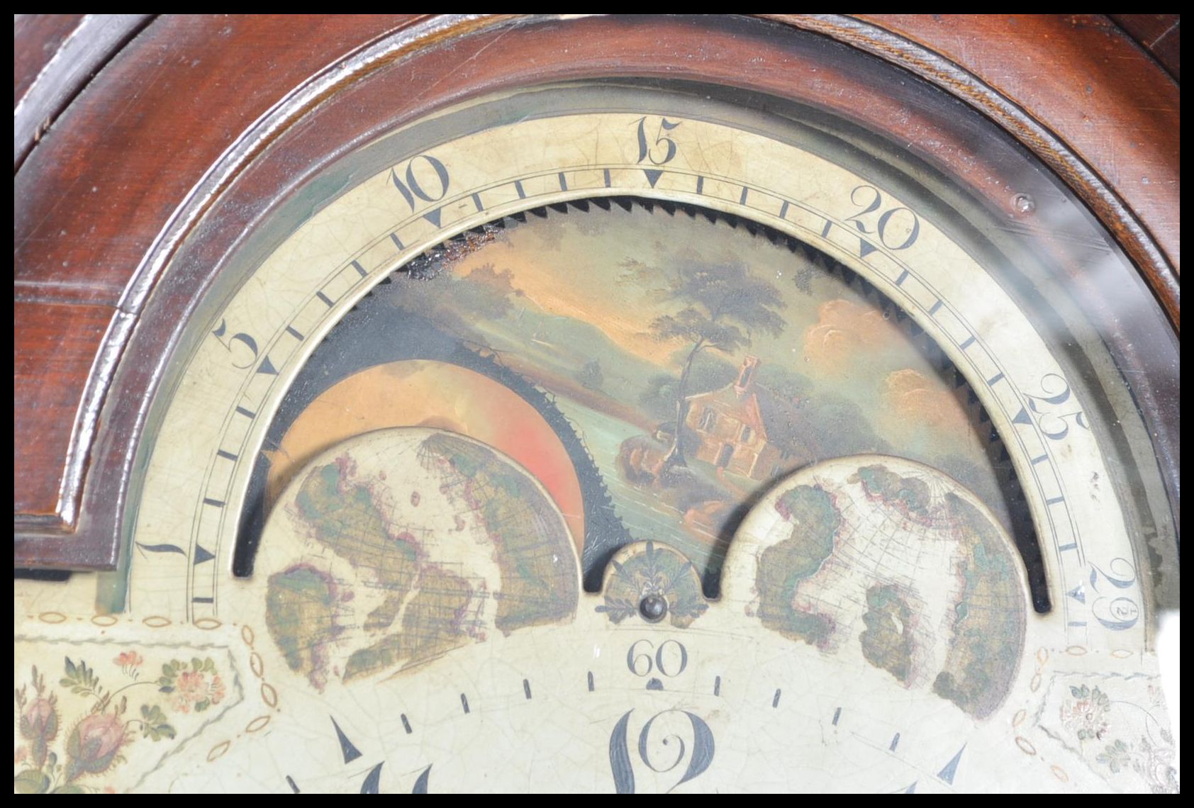 19TH CENTURY MAHOGANY LONG CASE CLOCK BY GEORGE LEWTON KINGSWOOD BRISTOL - Image 5 of 18