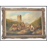 IRISH SCHOOL OIL ON CANVAS PAINTING - THOMAS SAUTELLE ROBERTS