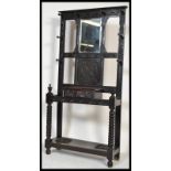 A Victorian 19th century Jacobean revival ebonised