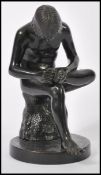 Italian Grand Tour (20th century), a dark patinated bronze / bronzed, of Spinario or Boy with Thorn,
