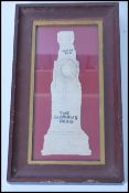 A WWI first world war commemorative fabric sampler depicting the cenotaph, reading 'The Glorious