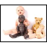 ASSORTED VINTAGE DOLLS AND TEDDY BEAR