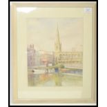 A local interest watercolour of Bristol by Bill La