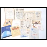 A collection of vintage ephemera to include Festival of Britain 1951 London brochere, London