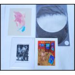 A selection of 20th century contemporary art prints to include a signed print of a Tim King