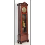 A 1920's large mahogany cased Westminster chiming longcase / grandfather clock. The dome top case