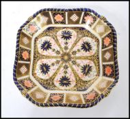 A late Victorian / early 20th Century Royal Crown Derby Old Imari pattern square plate no.1126,