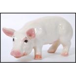 A vintage 20th century advertising point of sale Butchers shop window large ceramic model of a