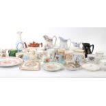 A collection of Victorian and later commemorative ware dating from the 19th century to include