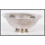 A Danish 20th century Sterling silver salt cellar by Georg Jensen stamped to base for maker with