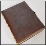 A 19th century Victorian album of Cdvs portrait photographs. The family album containing mostly