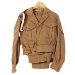 POST-WWII ROYAL ARTILLERY BATTLEDRESS UNIFORM TUNIC