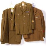 ASSORTED POST WAR BRITISH MILITARY DRESS UNIFORM JACKETS