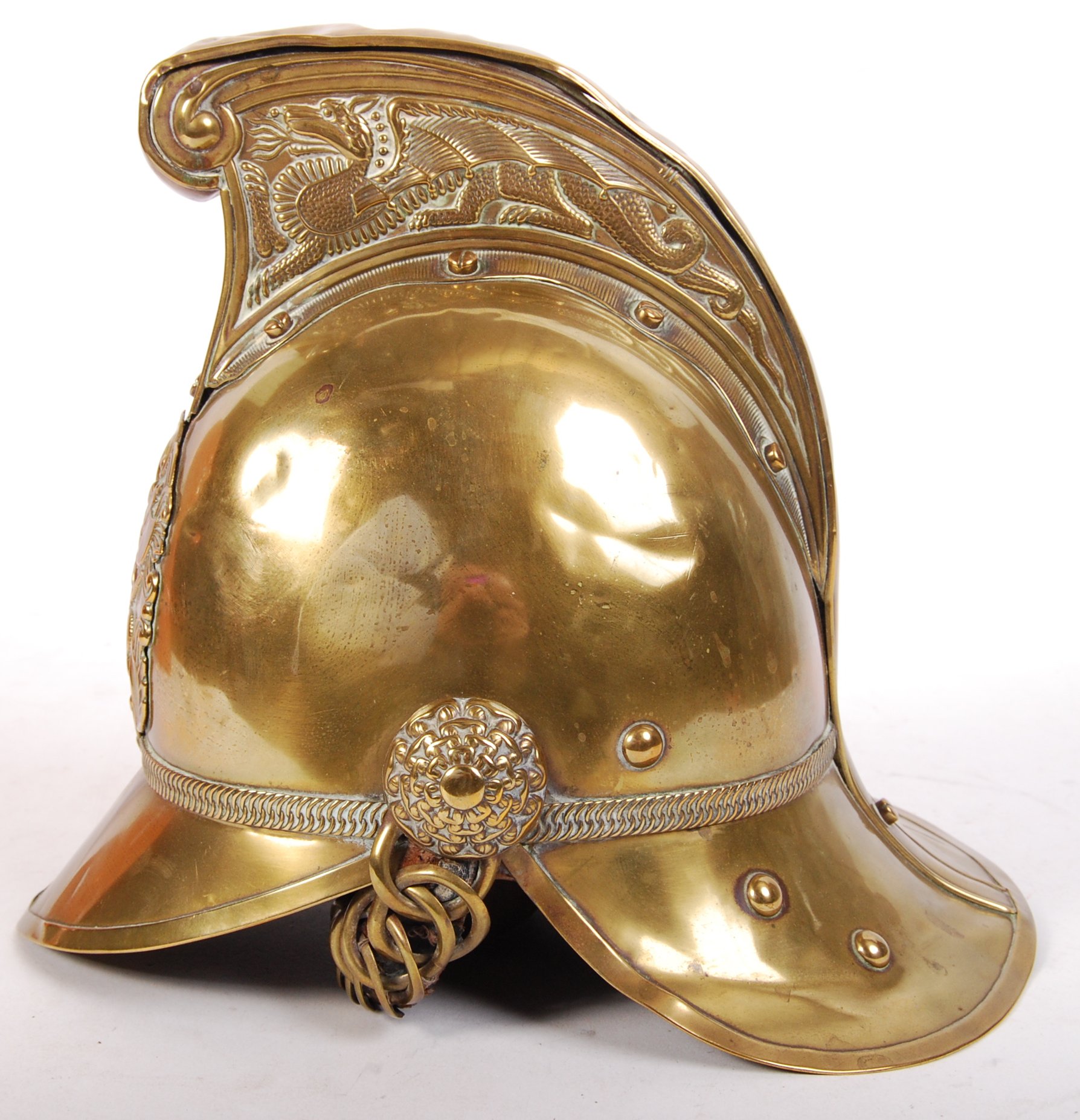 19TH CENTURY MERRYWEATHER PATTERN BRASS FIREMAN'S - Image 3 of 6