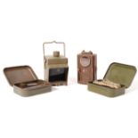 VINTAGE MILITARY SIGNALLING LAMPS & RIFLE CLEANING KITS