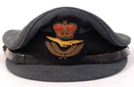 ORIGINAL 20TH CENTURY RAF UNIFORM PEAKED CAP
