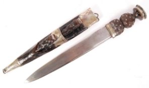 ANTIQUE 19TH CENTURY SCOTTISH DIRK CEREMONIAL KNIFE