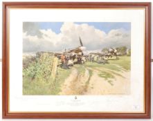 ' DOUBLE TROUBLE ' GEOFF NUTKINS - 609 SQUADRON SIGNED PRINT