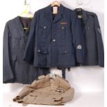 ASSORTED POST-WAR BRITISH MILITARY RAF UNIFORM TUNIC JACKETS