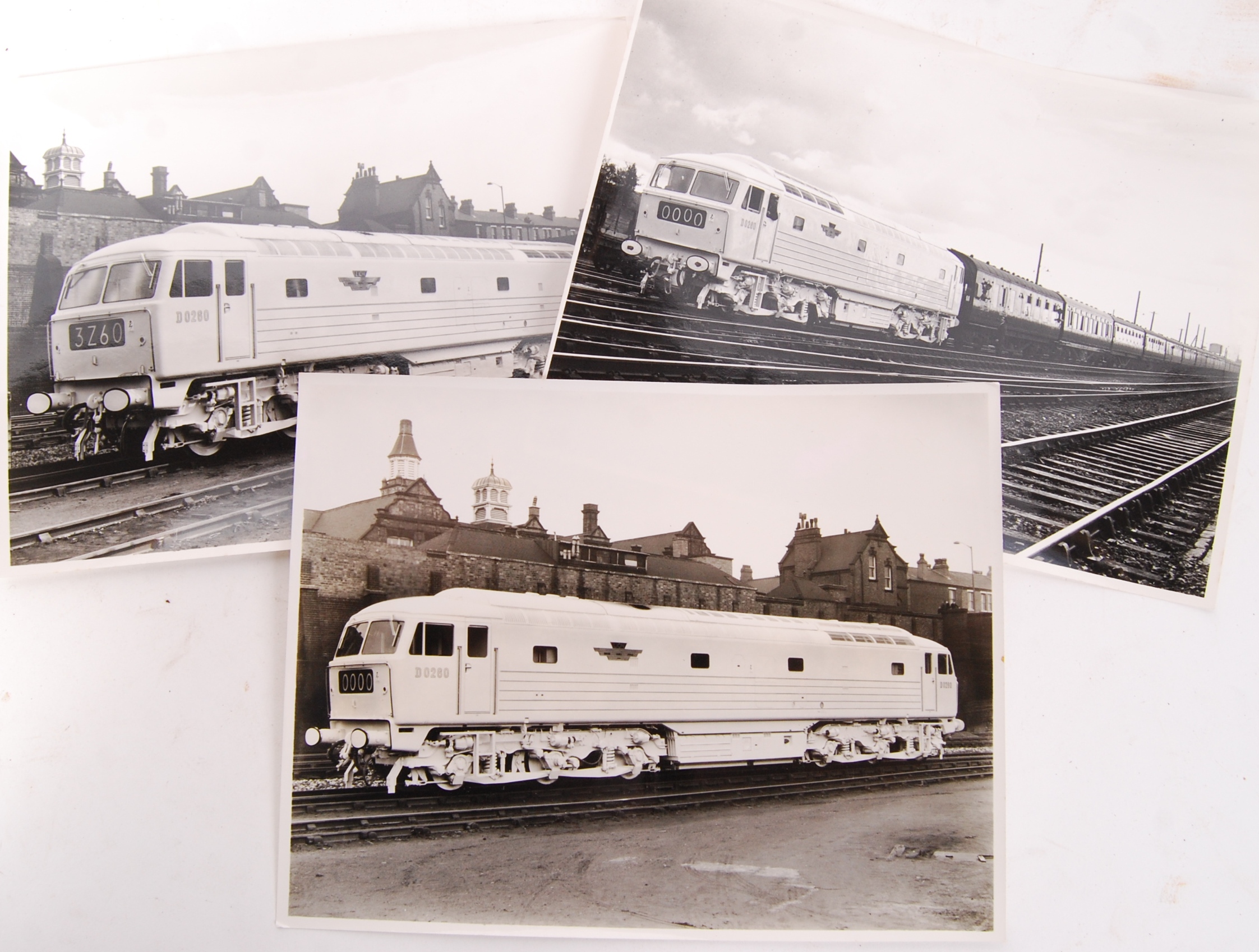 RARE PROTOTYPE BRITISH RAIL DIESEL TRAIN PHOTOGRAPHS