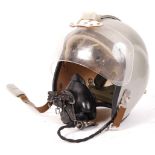 VINTAGE HELICOPTER / PILOT'S HELMET & MOUTHPIECE ' MK1A '