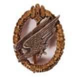 WWII SECOND WORLD WAR GERMAN NAZI THIRD REICH PARATROOPER BADGE