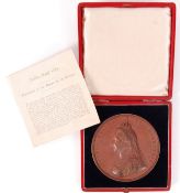 RARE VICTORIAN QUEEN VICTORIA ' JUBILEE MEDAL ' 1887