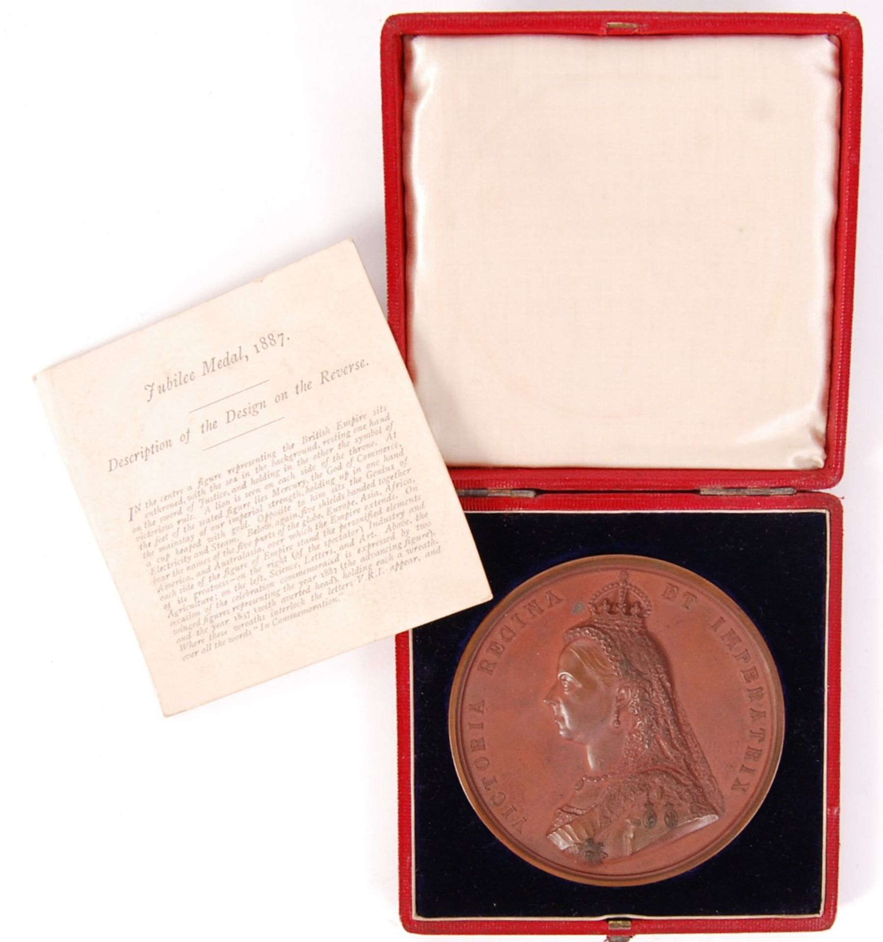 RARE VICTORIAN QUEEN VICTORIA ' JUBILEE MEDAL ' 1887