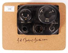 RARE ORIGINAL AVRO LANCASTER BOMB AIMER'S PANEL SWITCH UNIT