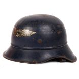 WWII SECOND WORLD WAR NAZI GERMAN STEEL ' LUFTSCHUTZ ' HELMET