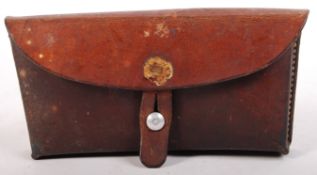 A WWI FIRST WORLD WAR GERMAN LEATHER AMMO POUCH