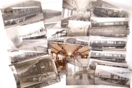 COLLECTION OF VINTAGE METROPOLITAN LINE RAILWAY PHOTOGRAPHS