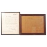 JOHNSON EWART SMART - OFFICER & MILITARY CROSS RECIPIENT CERTIFICATES