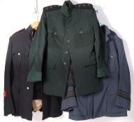 ASSORTED POST WAR BRITISH MILITARY UNIFORM DRESS ITEMS