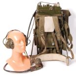 RARE MILITARY ISSUE FIELD RADIO BACK PACK WIRELESS SET