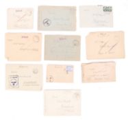 SS MEMBER JULIUS SCHMIDT HANDWRITTEN LETTERS