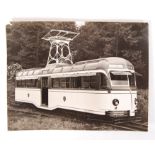 RARE PROTOTYPE BLACKPOOL TRAM MANUFACTURER'S PHOTOGRAPH