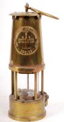 ANTIQUE VINTAGE BRASS MINER'S PROTECTOR LAMP
