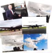 FILM MAKER ARCHIVES - UNIQUE LANCASTER BOMBER SIGNED PHOTOGRAPHS