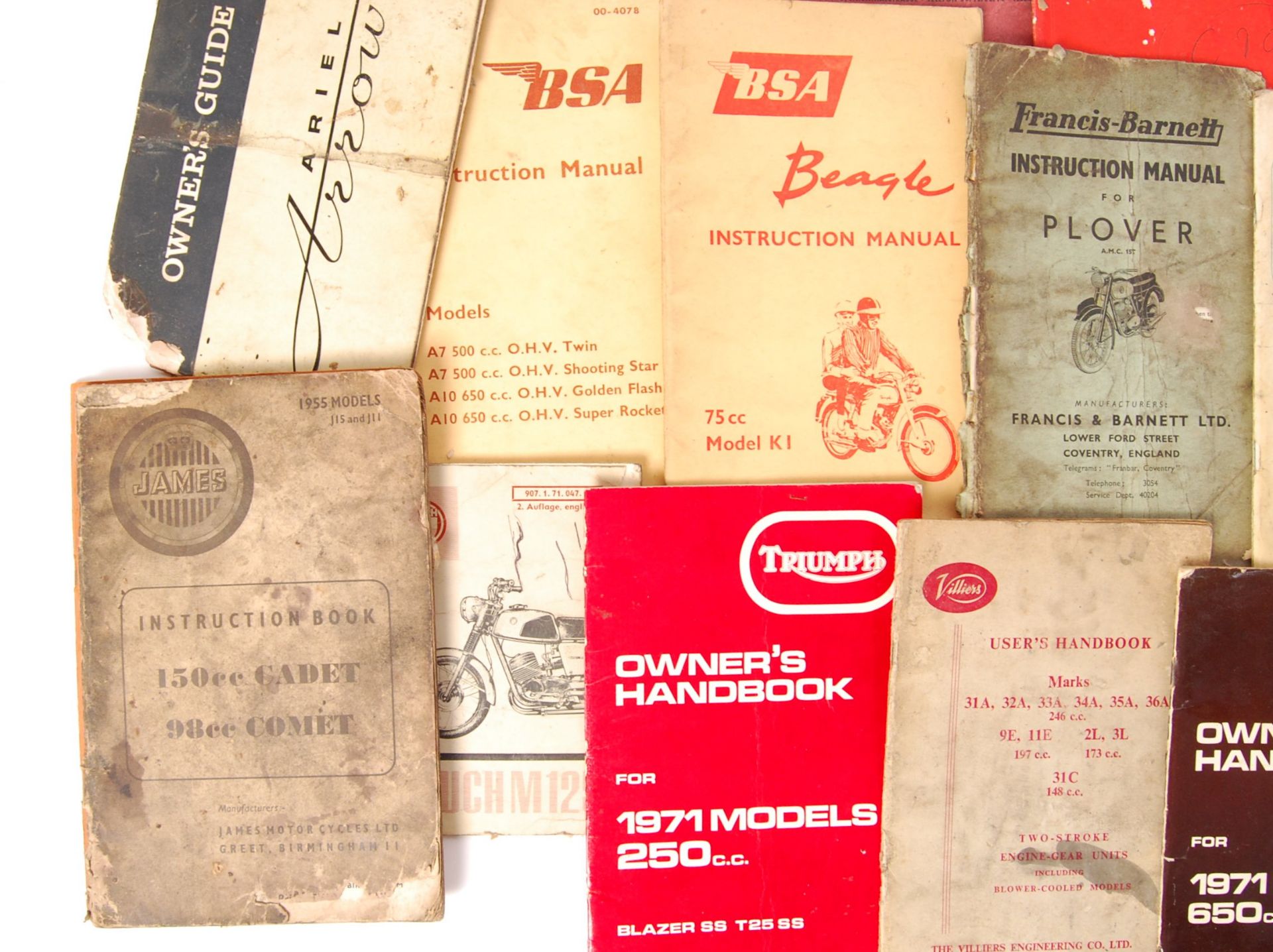 VINTAGE MOTORCYCLE / MOTOR CYCLE OWNER'S MANUALS - Bild 3 aus 7