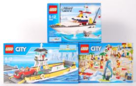 ASSORTED LEGO CITY BOXED SETS No. 4642 , No. 60153 AND No.60119