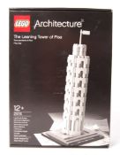 LEGO ARCHITECTURE SET NO. 21015 ' LEANING TOWER OF PISA '