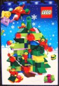 LEGO CHRISTMAS ORNAMENTAL IN STORE CARD DISPLAY POSTER