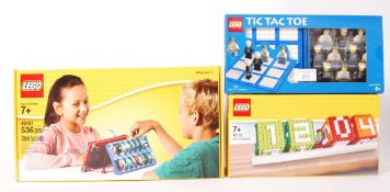 LEGO ' GAMES ' BOXED SETS - CALENDAR, TIC TAC TOE ETC