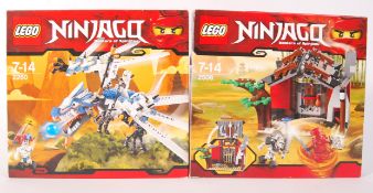 LEGO NINJAGO SET NO'S. 2260 ICE DRAGON ATTACK & 2508 BLACKSMITH'S SHOP