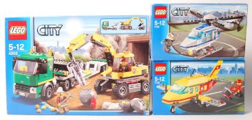 LEGO CITY SERIES SET NO'S. 7741, 7732, 4203