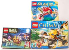LEGO ATLANTIS BOX SET NO. 8057, CHIMA BOX SET 70002 & MONSTER FIGHTERS 9462