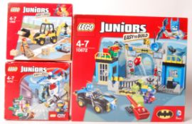 LEGO JUNIORS SERIES SET NO'S. 10666, 10720, & 10672
