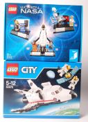 LEGO CITY SERIES SET NO. 60078 UTILITY SHUTTLE & NO. 21312 WOMEN OF NASA