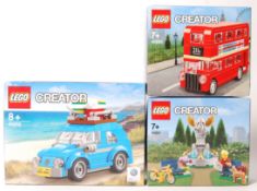 LEGO CREATOR SERIES SET NO'S. 40221, 40220, 40252
